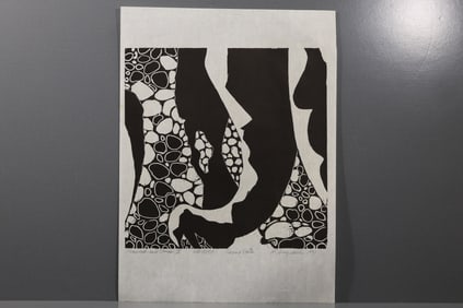 Robert Angeloch (1922–2011) Seaweed and Stones II Etching