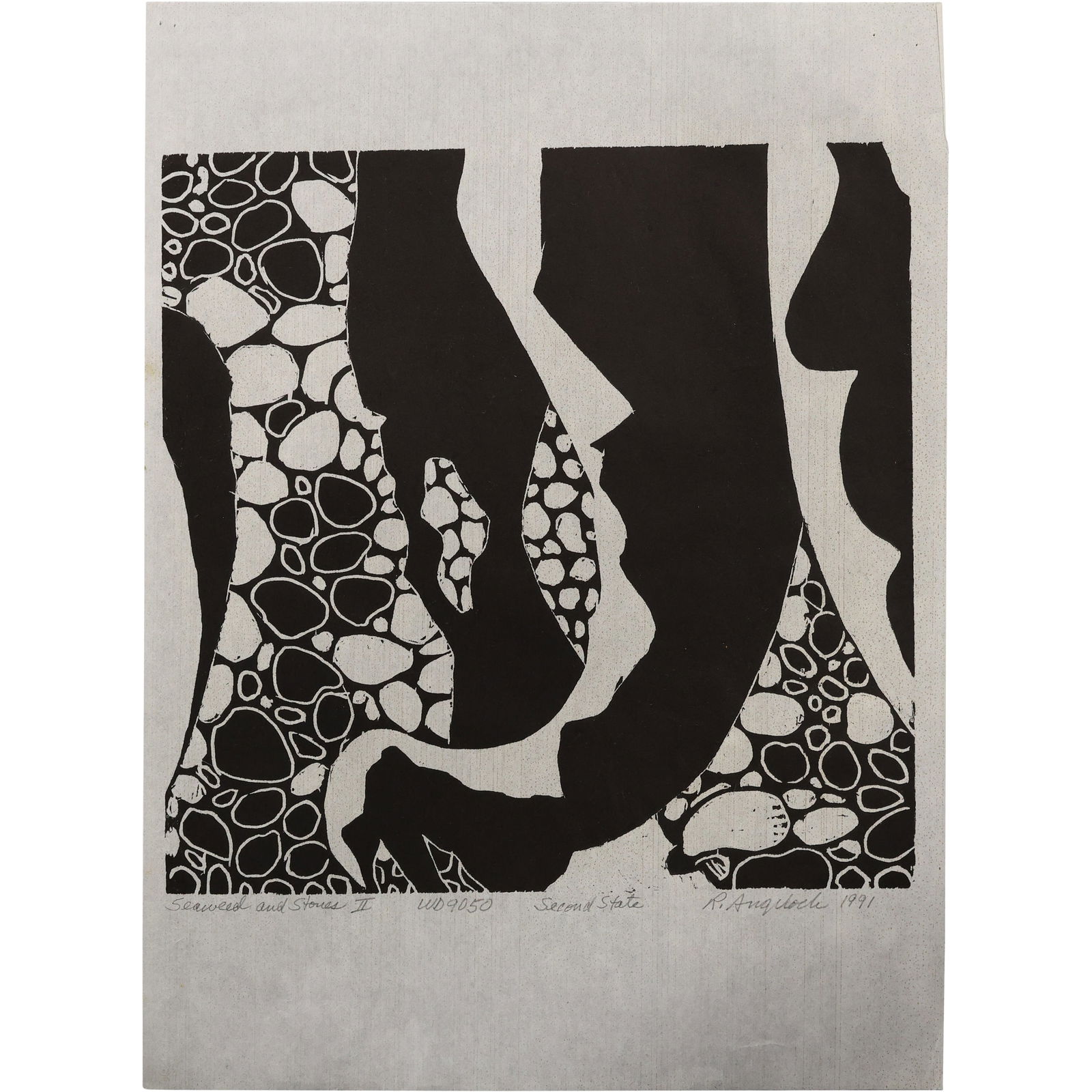 Robert Angeloch (1922–2011) Seaweed and Stones II Etching (1 of 12)
