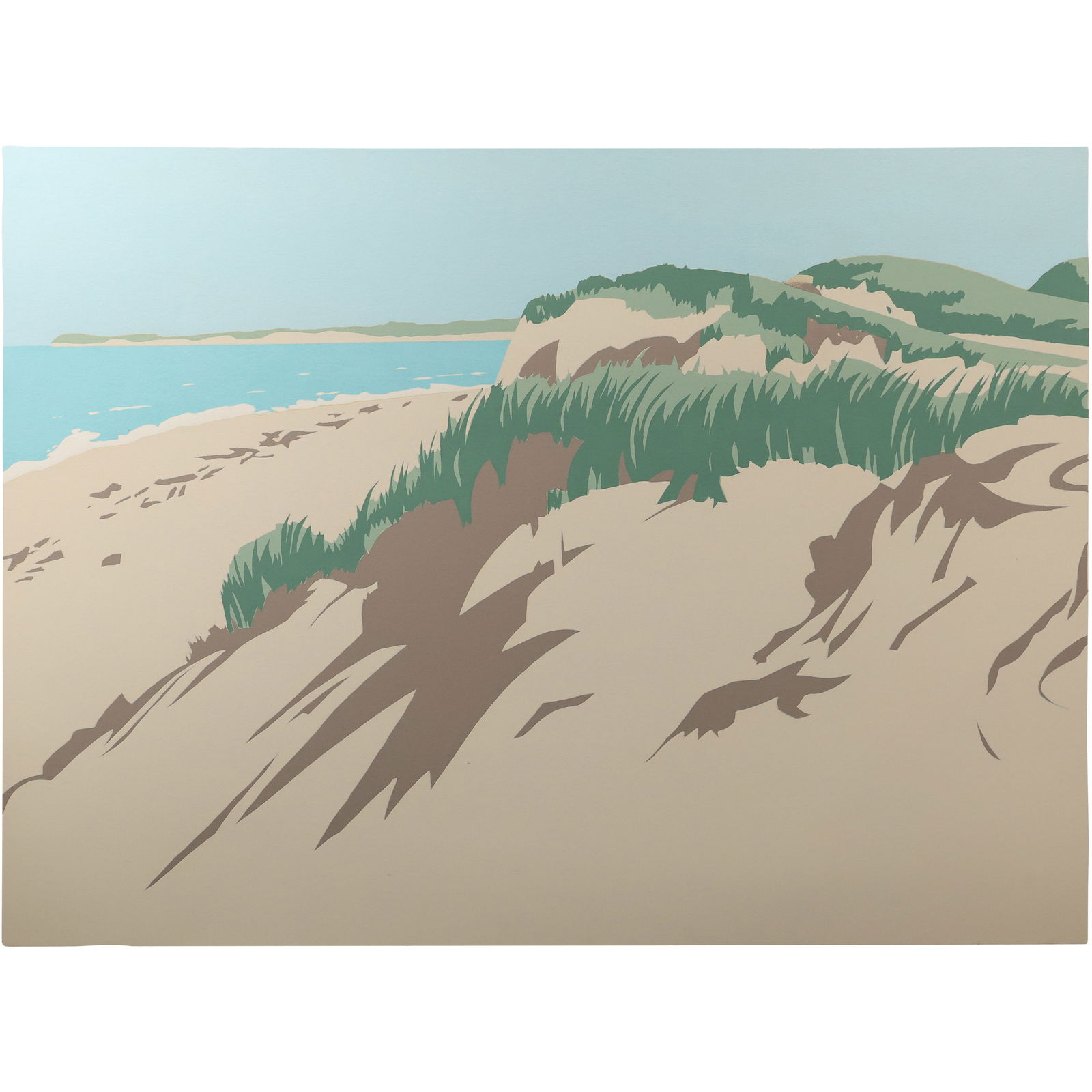 Robert Angeloch (1922–2011) Duck Harbor Silkscreen (1 of 12)