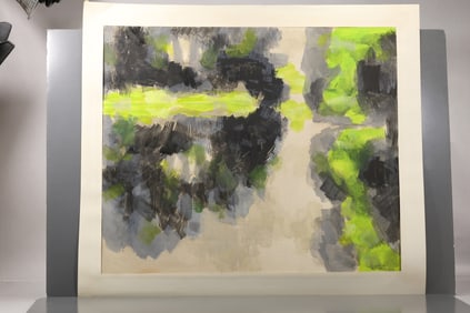 Robert Angeloch (1922–2011) – Woodland Reflection, Watercolor on Paper