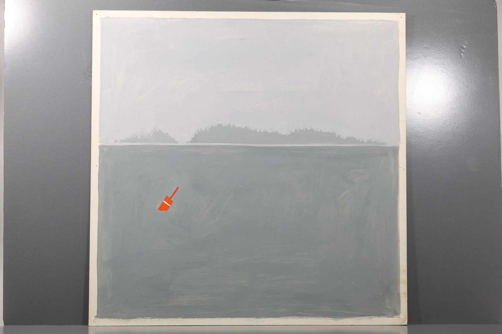 Robert Angeloch (1922–2011) – Buoy in Gray Waters – Gouache on Paper (1 of 10)
