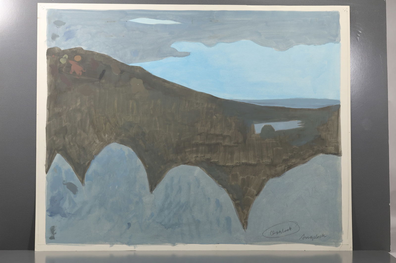 Robert Angeloch (1922–2011) – Hillside Landscape Study – Painting on Paper: All descriptions were generated using AI technology and have not been reviewed or verified by a human. All items are sold as-is, where-is. It is the buyer’s responsibility to preview, examine, and a