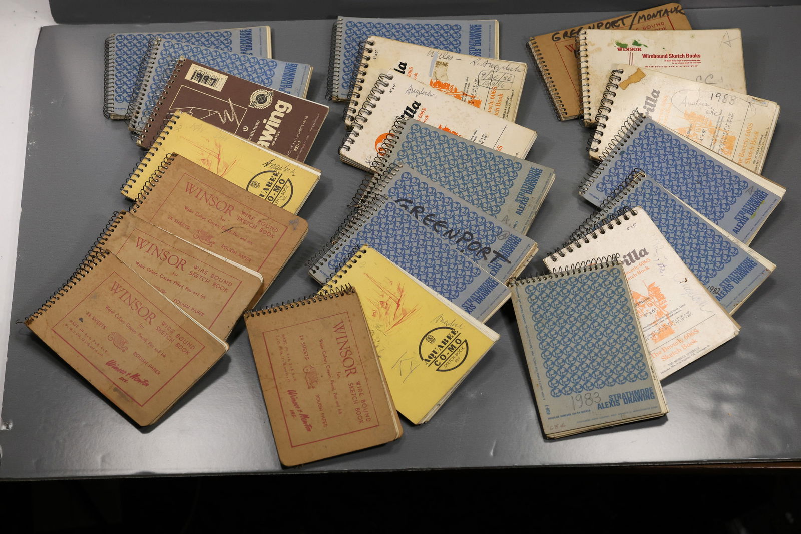 Robert Angeloch (1922–2011) – Artist’s Personal Sketchbook Archive – Mixed Media on Paper (1 of 11)