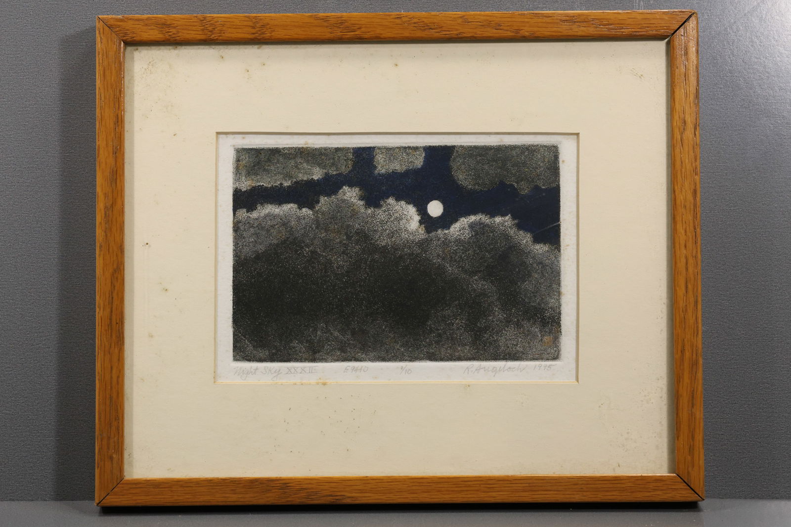 Robert Angeloch (1922–2011) – “Night Sky XXXIII” – Aquatint Etching, 1995 (1 of 13)