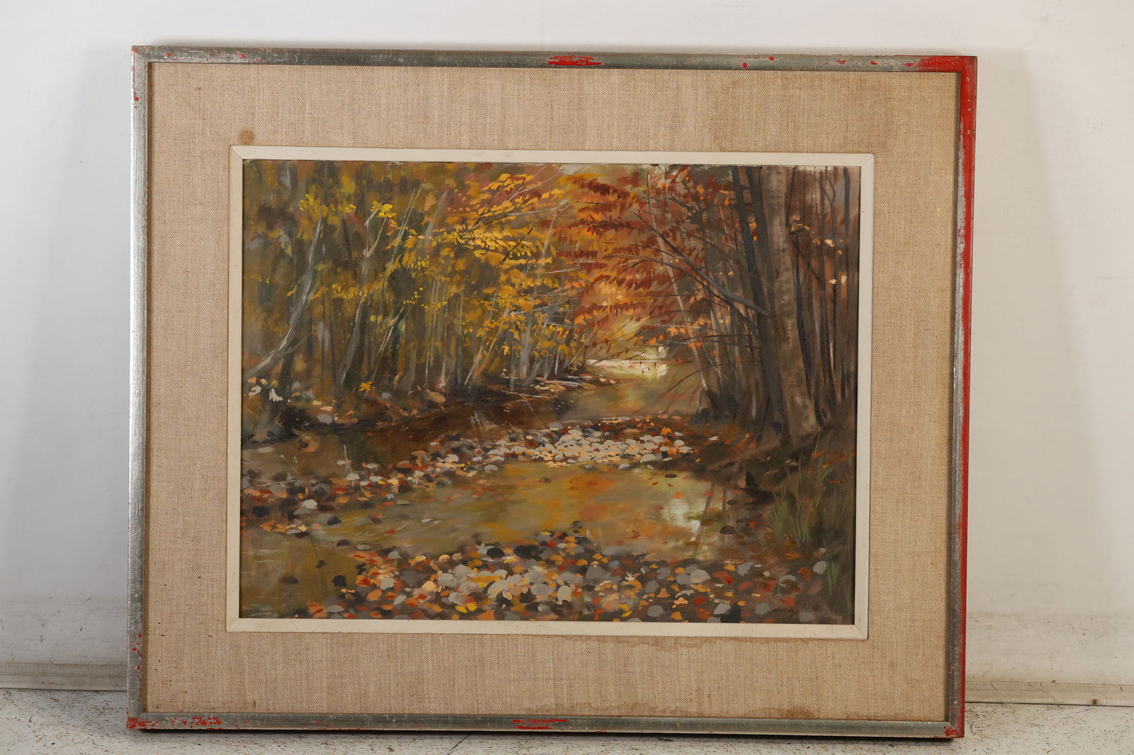 Robert Angeloch (1922–2011) — Autumn Stream, Oil on Canvas (1 of 12)
