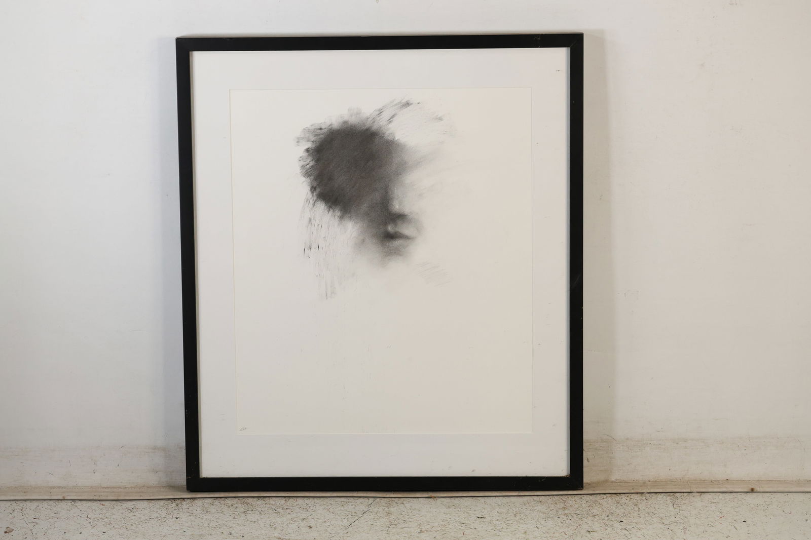 Eric S. Angeloch — Abstract Portrait Study, Charcoal on Paper (1 of 6)