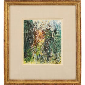 Charles Burchfield; 20thC. American Modernist Watercolor Signed