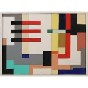 Steve Jennis Geometric Abstract Painting 2024