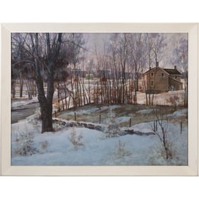 George Englert; Fine Quality American Watercolor Signed