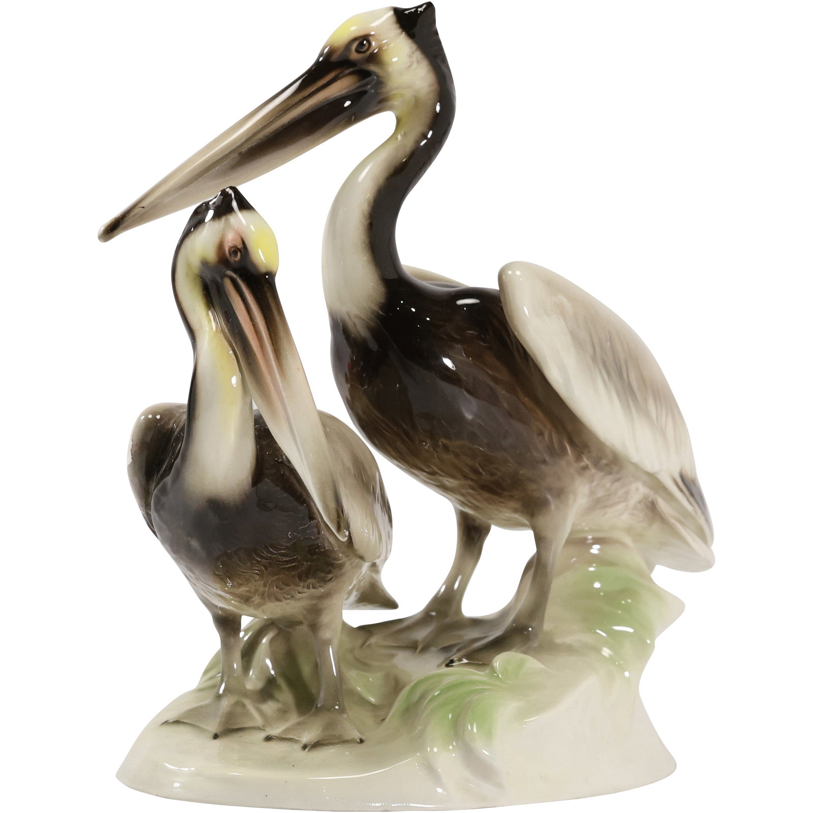 Keramos Wien Austrian Porcelain Pelican Figurine Pair (1 of 11)