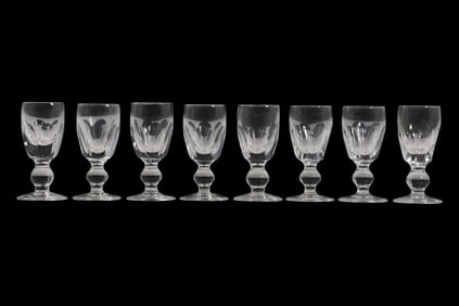 Set of Eight Waterford Crystal Cordial or Shot Glasses