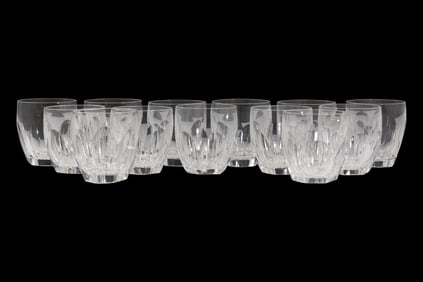 Set of 12 Waterford Crystal Kildare Pattern Old Fashioned Tumblers