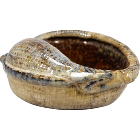 Vintage Ceramic Seashell Planter or Console Bowl Numbered 0523