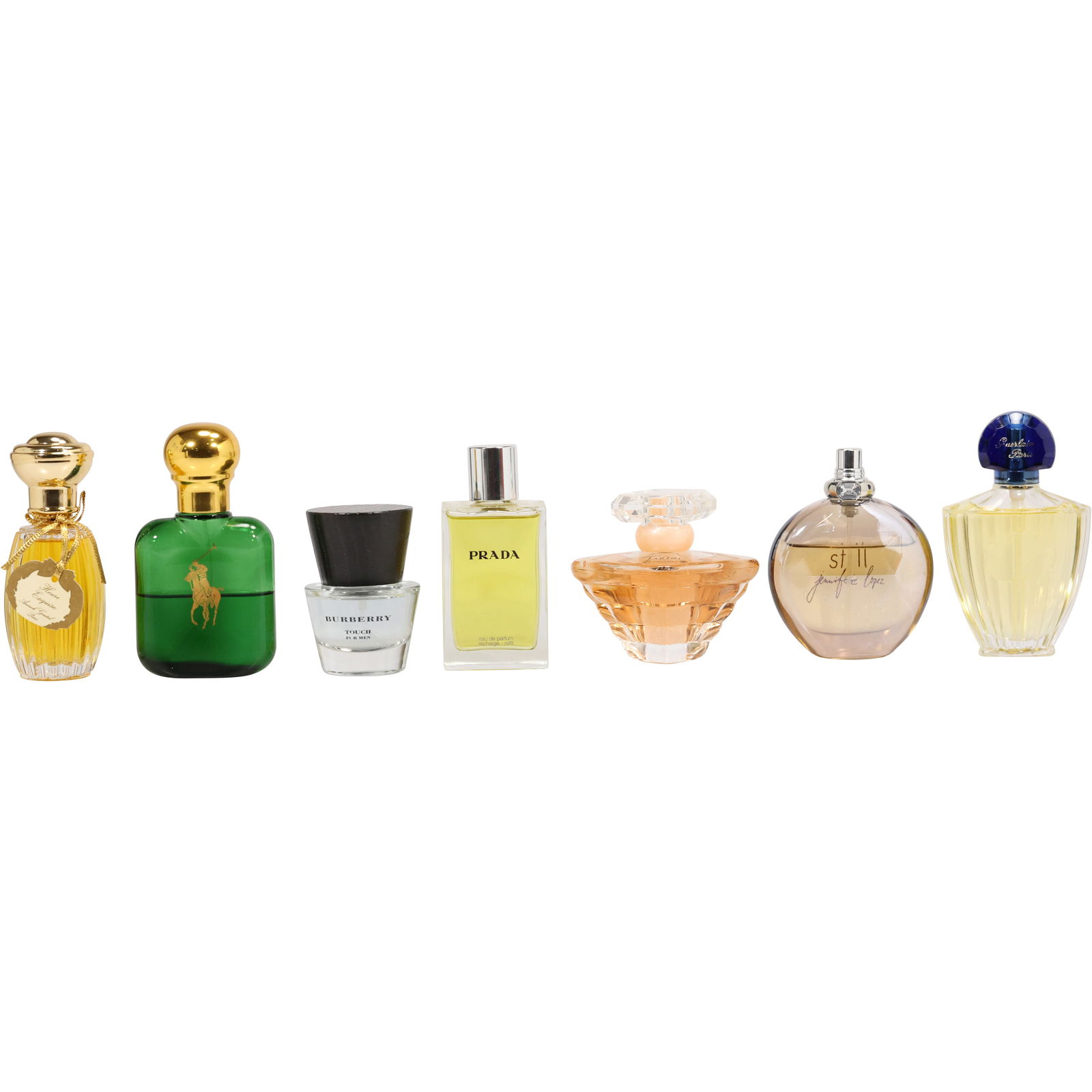 Collection of Designer Perfume Bottles Including Burberry, Prada, Ralph Lauren, and Others (1 of 18)