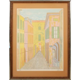Maurice Loirand Limited Edition Lithograph Street Scene 181/275