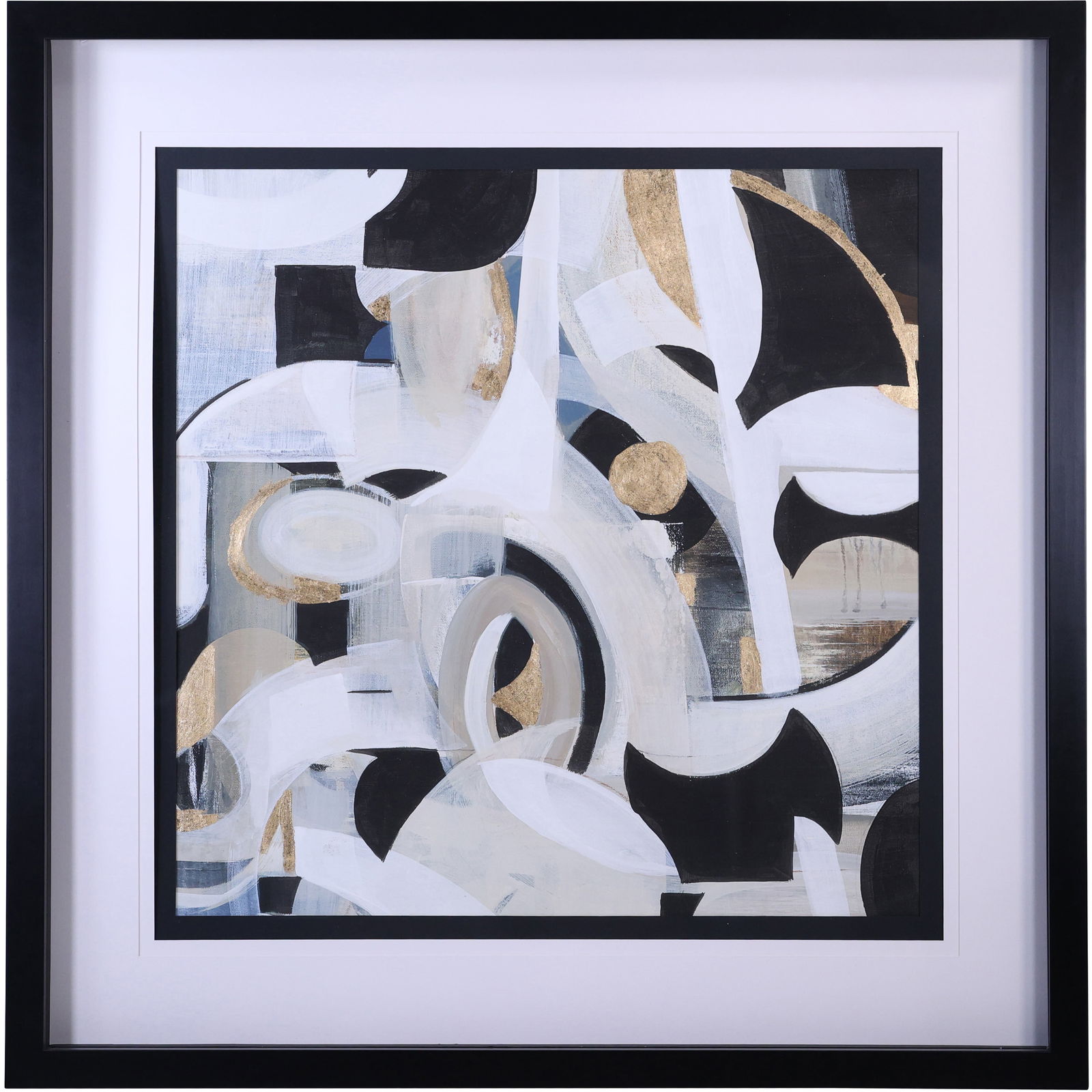 Paragon Art Intersect IV Framed Abstract Print (1 of 20)