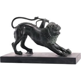 Simoncini Italian Bronze Chimera of Arezzo Sculpture Scultpure