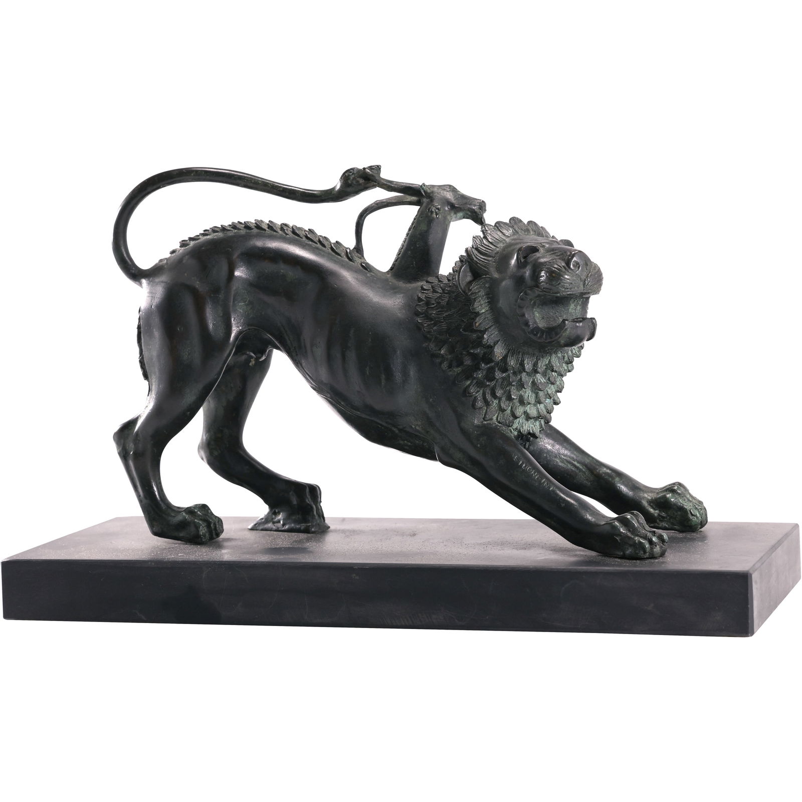 Simoncini  Italian Bronze Chimera of Arezzo Sculpture Scultpure (1 of 19)