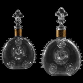[2] Remy Martin Louis XIII Baccarat Champagne Cognac Bottle Decanter