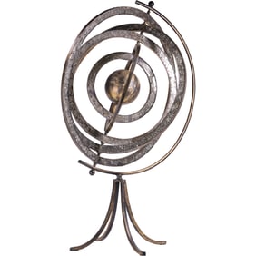 Vintage Antique Art Deco Globe Armillary Sphere Copernicus on Stand