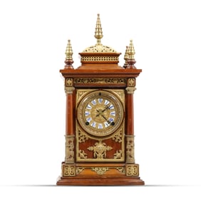 Ansonia Clock Company “ Antique Cabinet " Mantel Clock Circa 1894