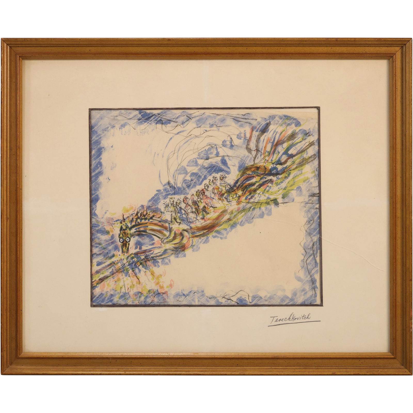 RARE Lithograph with COA by Constantin (Costia) Terechkovitch (1902-1978), Signed (1 of 16)