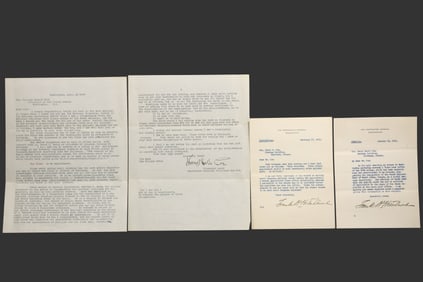 6 President Taft Political Letters 1910, 1911