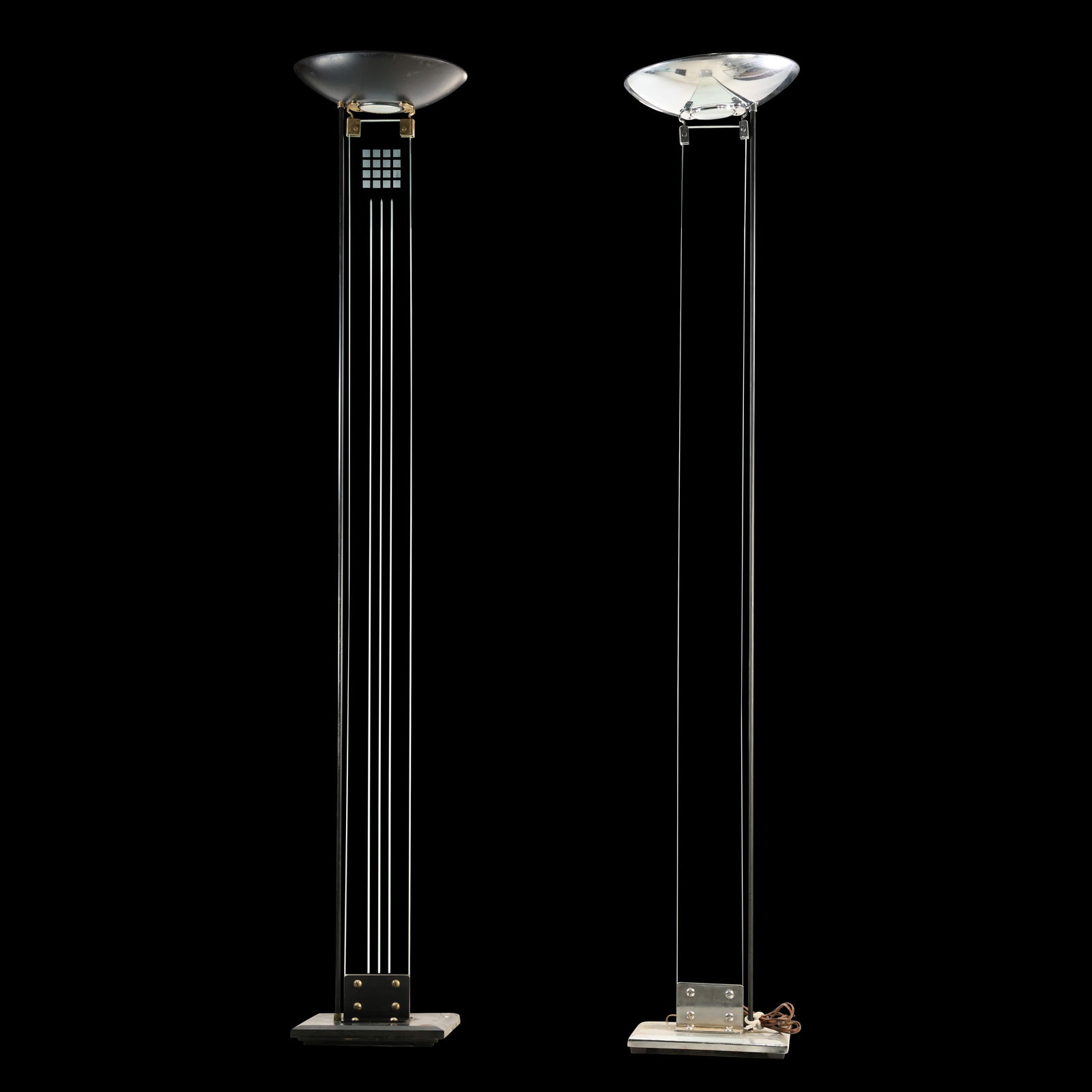 2  vintage Laser Uplighter Floor Lamp by Max Baguara for Lamperti. 71 inches height (1 of 14)
