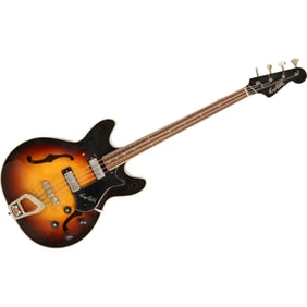 Hagstrom Concord Sunburst Model C-1 Bass 1967 1966 Sunburst Electric Guitar serial 696713