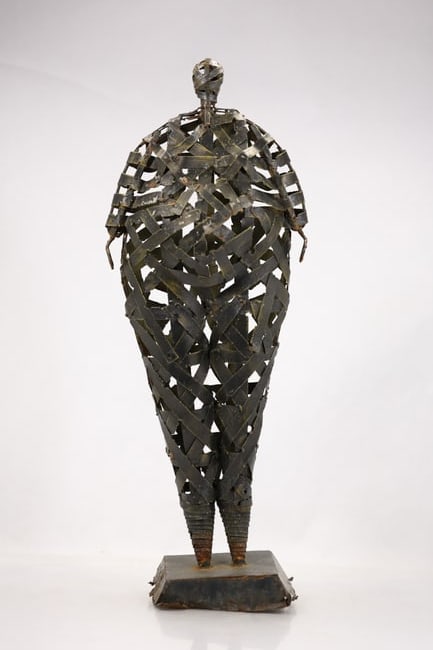Handcrafted Woven Metal Figure Sculpture (1 of 20)