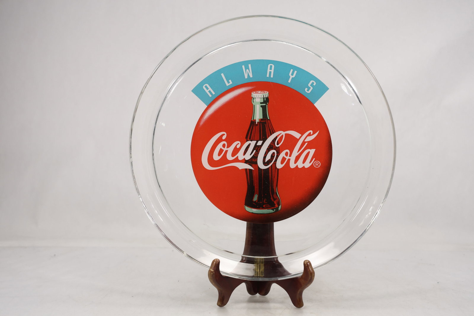 1993 Coca-Cola "Always Coca-Cola" Glass Advertising Tray (1 of 12)