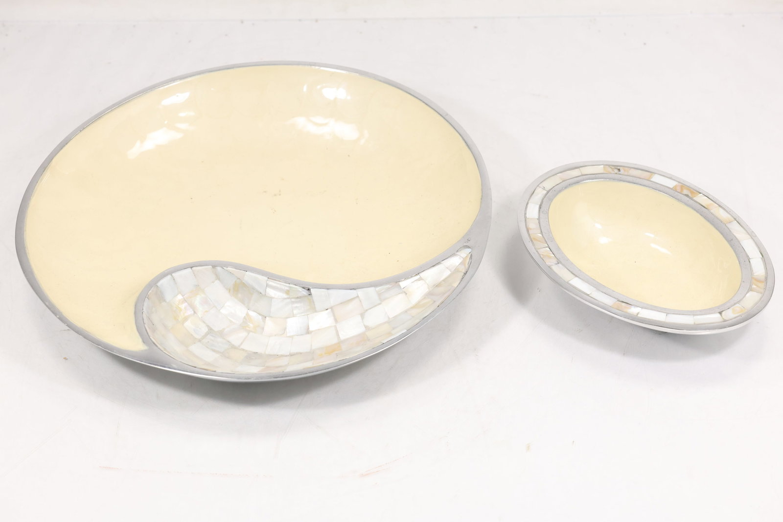Julia Knight Aluminum & Enamel Decorative Bowl and Coaster Dish Set (1 of 15)