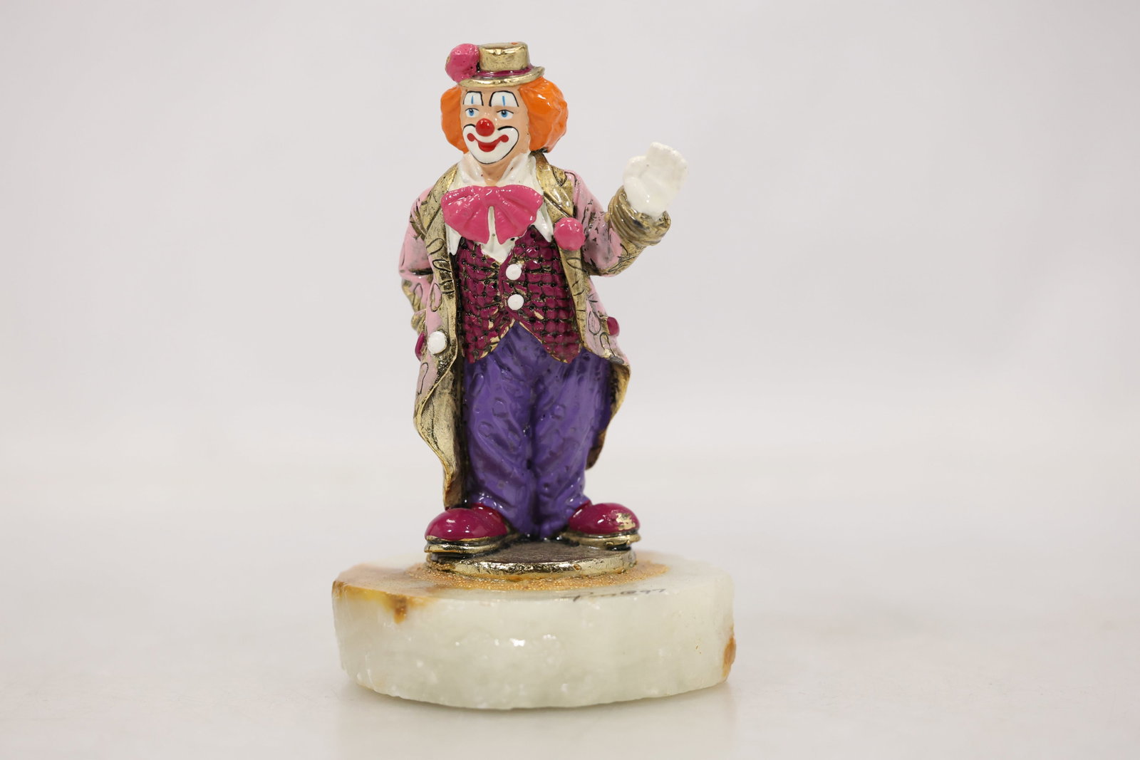 Signed Ron 97 Clown Figure Sculpture (1 of 15)