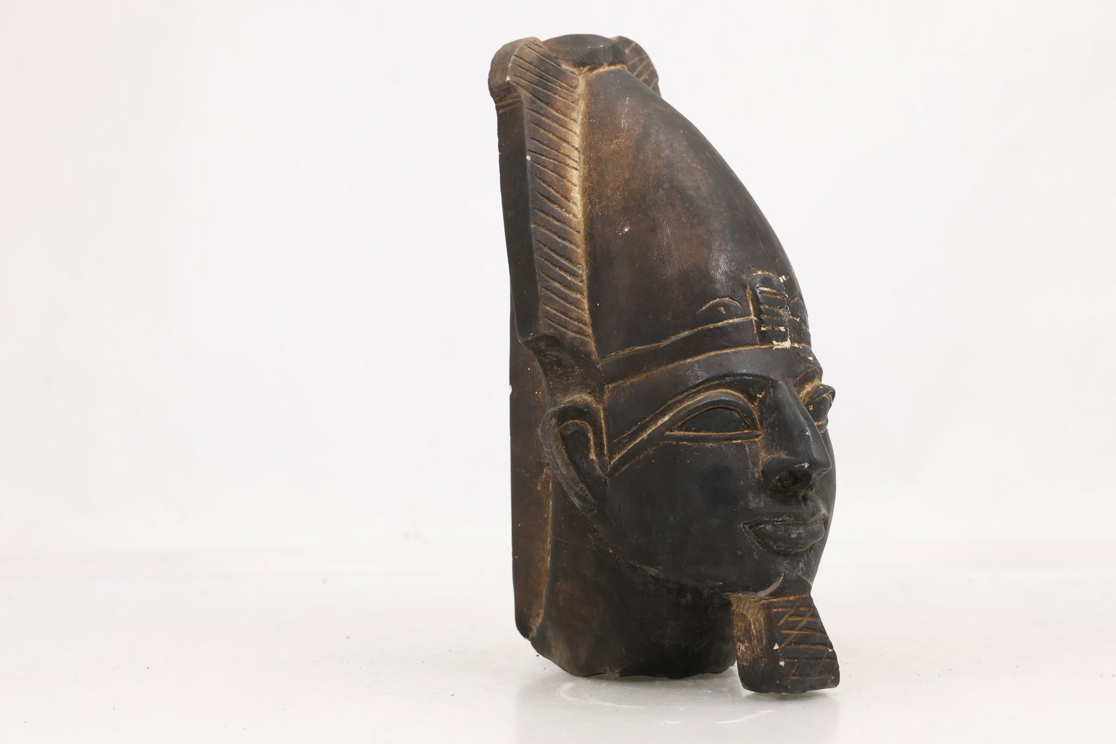 Egyptian Pharaoh Head Sculpture (1 of 15)