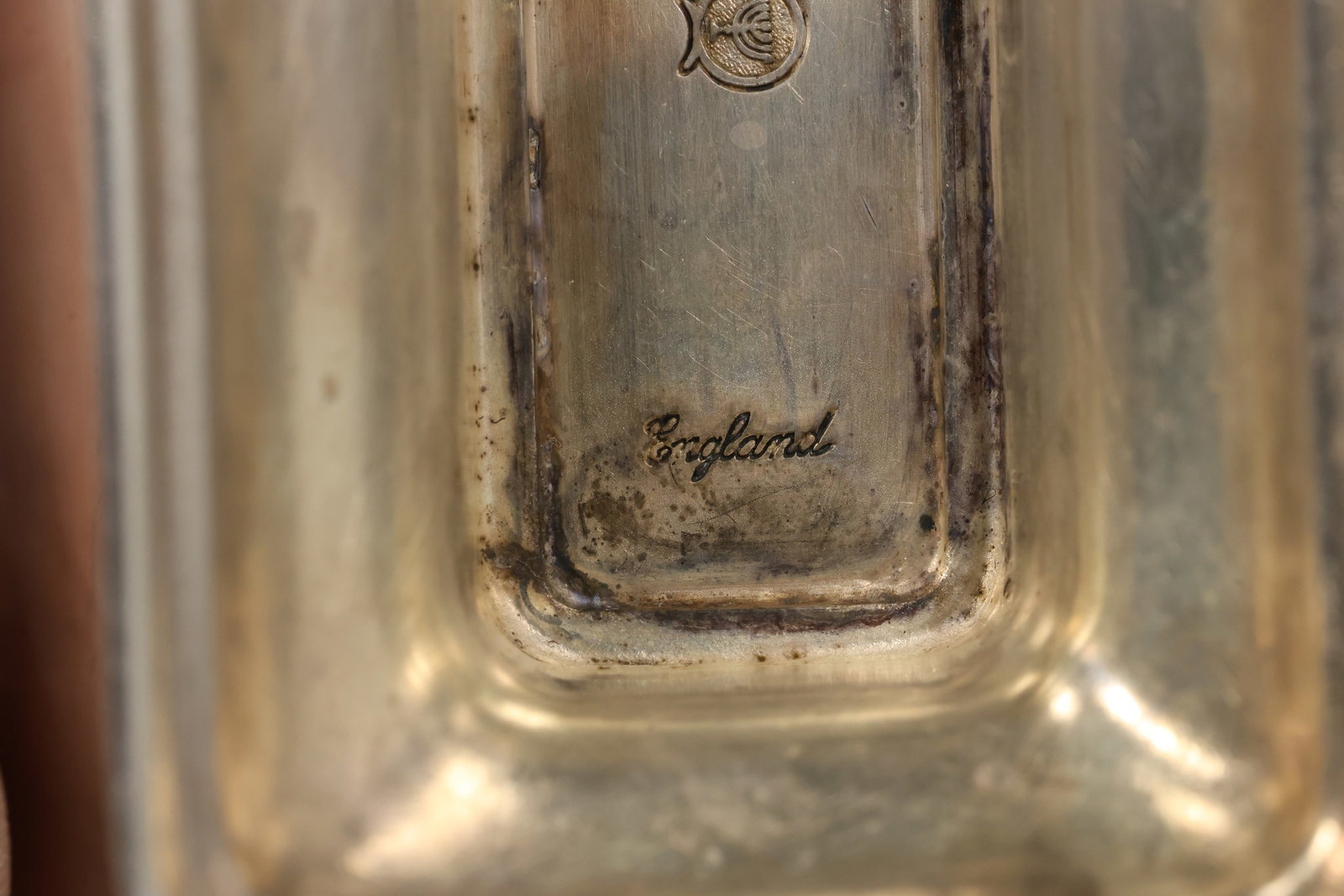 English Silverplate Rectangular Pedestal Serving Dish - 2