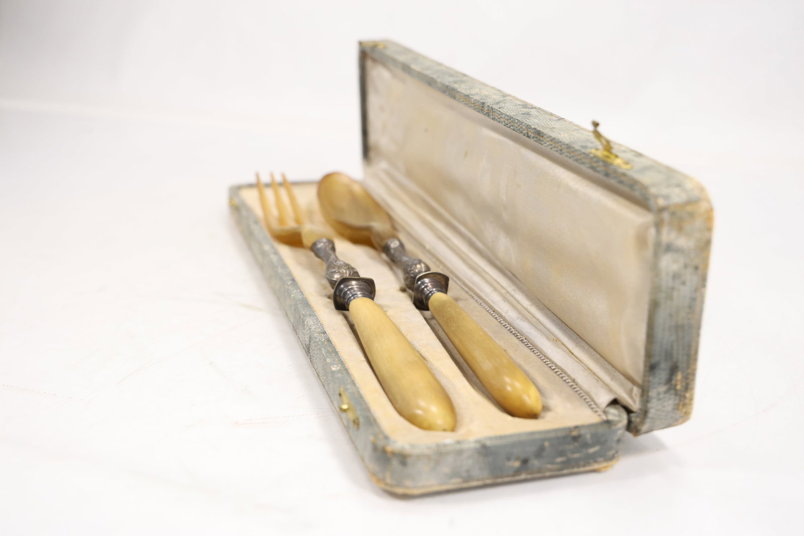 Cased Serving Fork and Spoon Set - 12