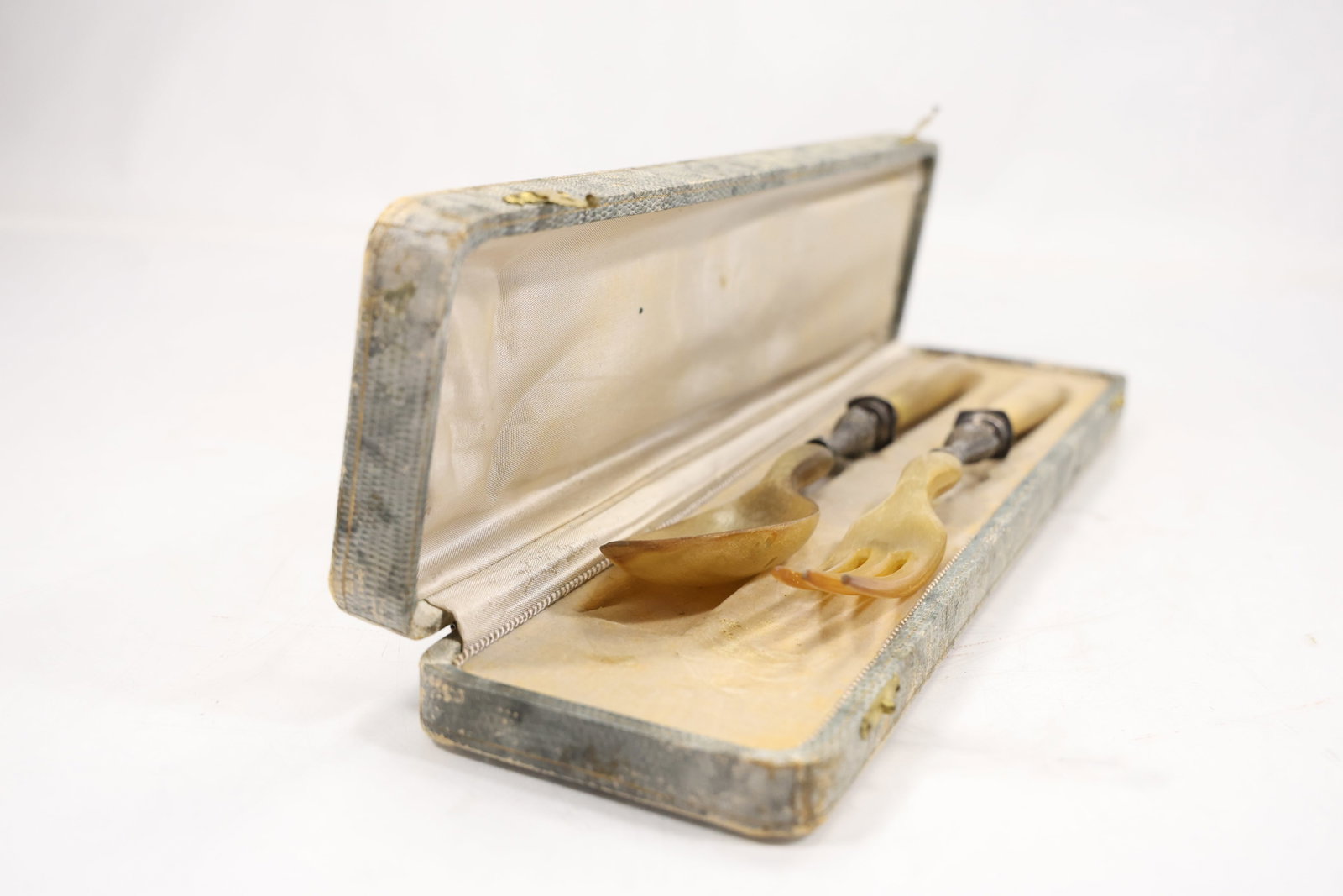 Cased Serving Fork and Spoon Set - 13