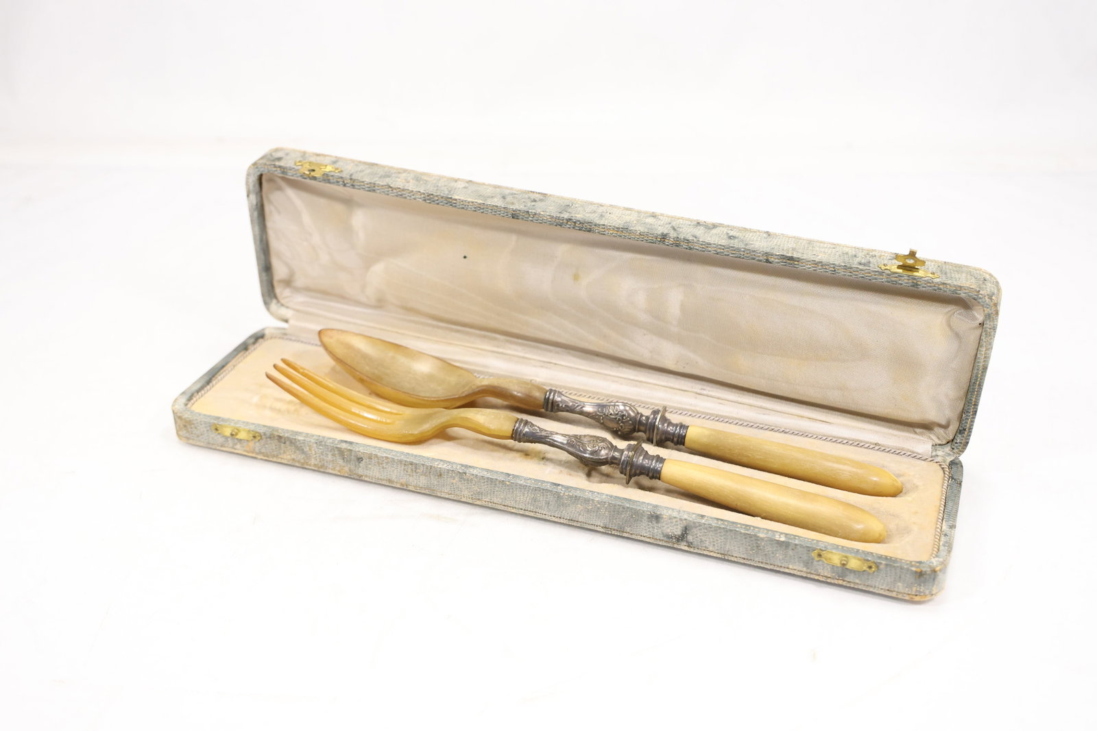 Cased Serving Fork and Spoon Set - 2