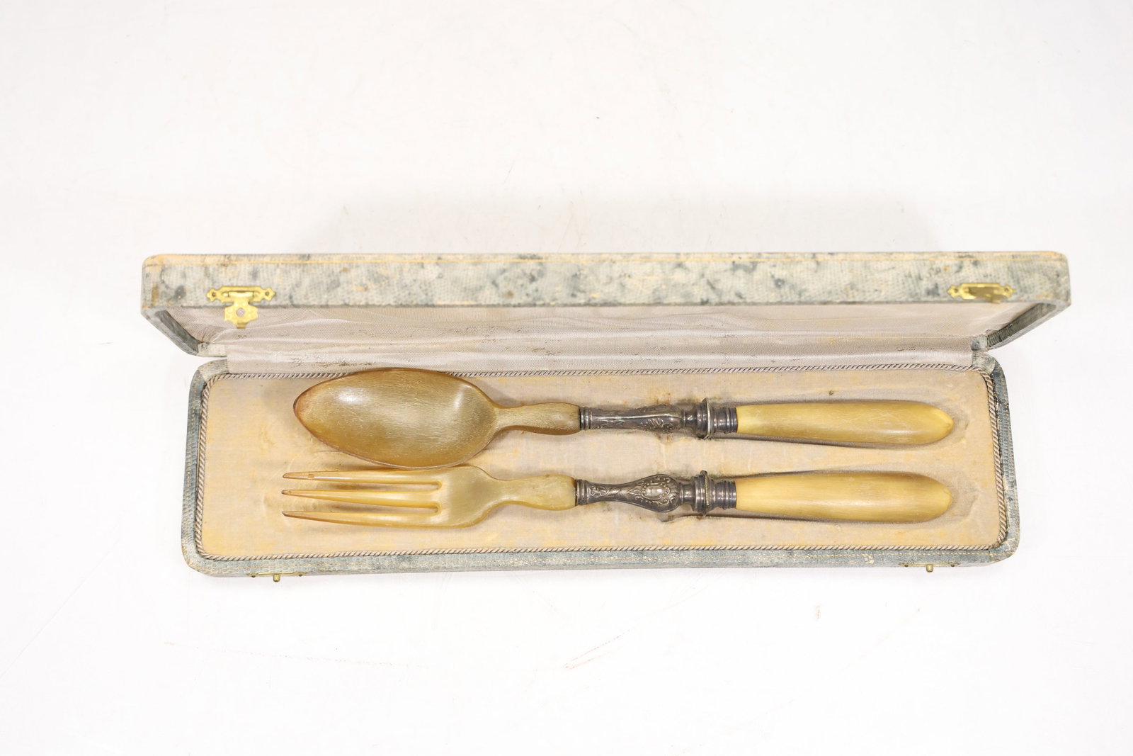 Cased Serving Fork and Spoon Set - 3