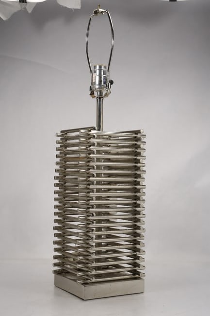 Mid Century Chrome Stacked Rod Table Lamp (1 of 16)