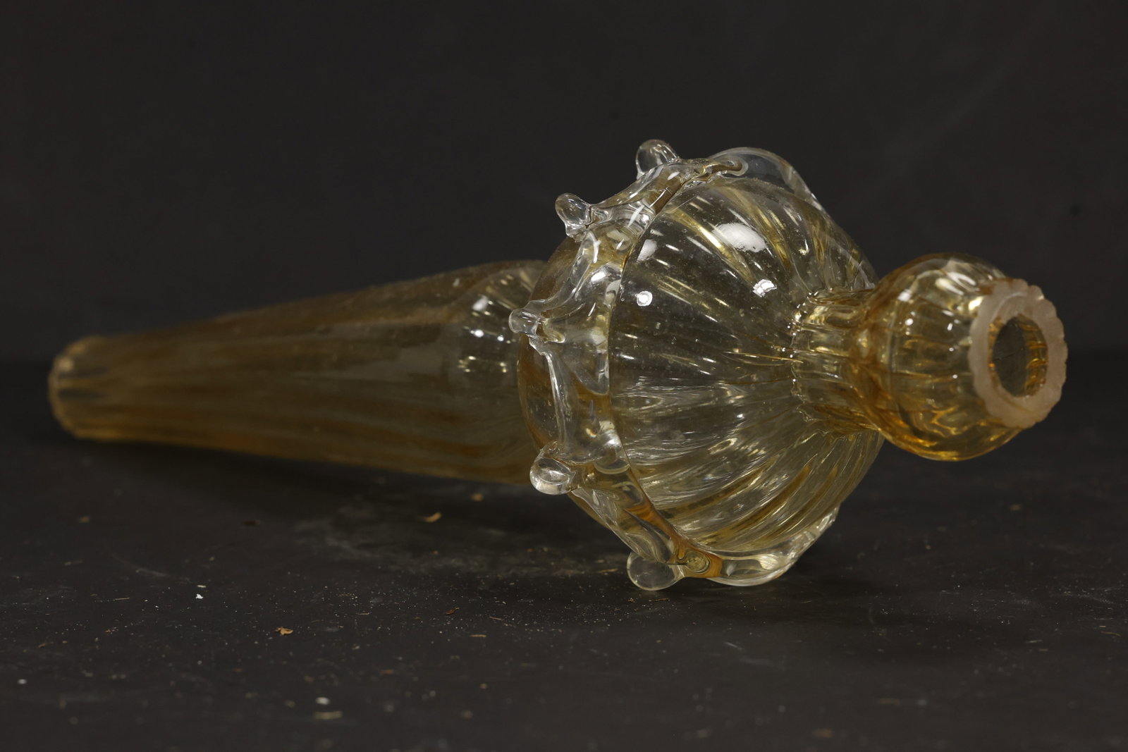 Amber Murano Glass Chandelier Central Stem (1 of 17)