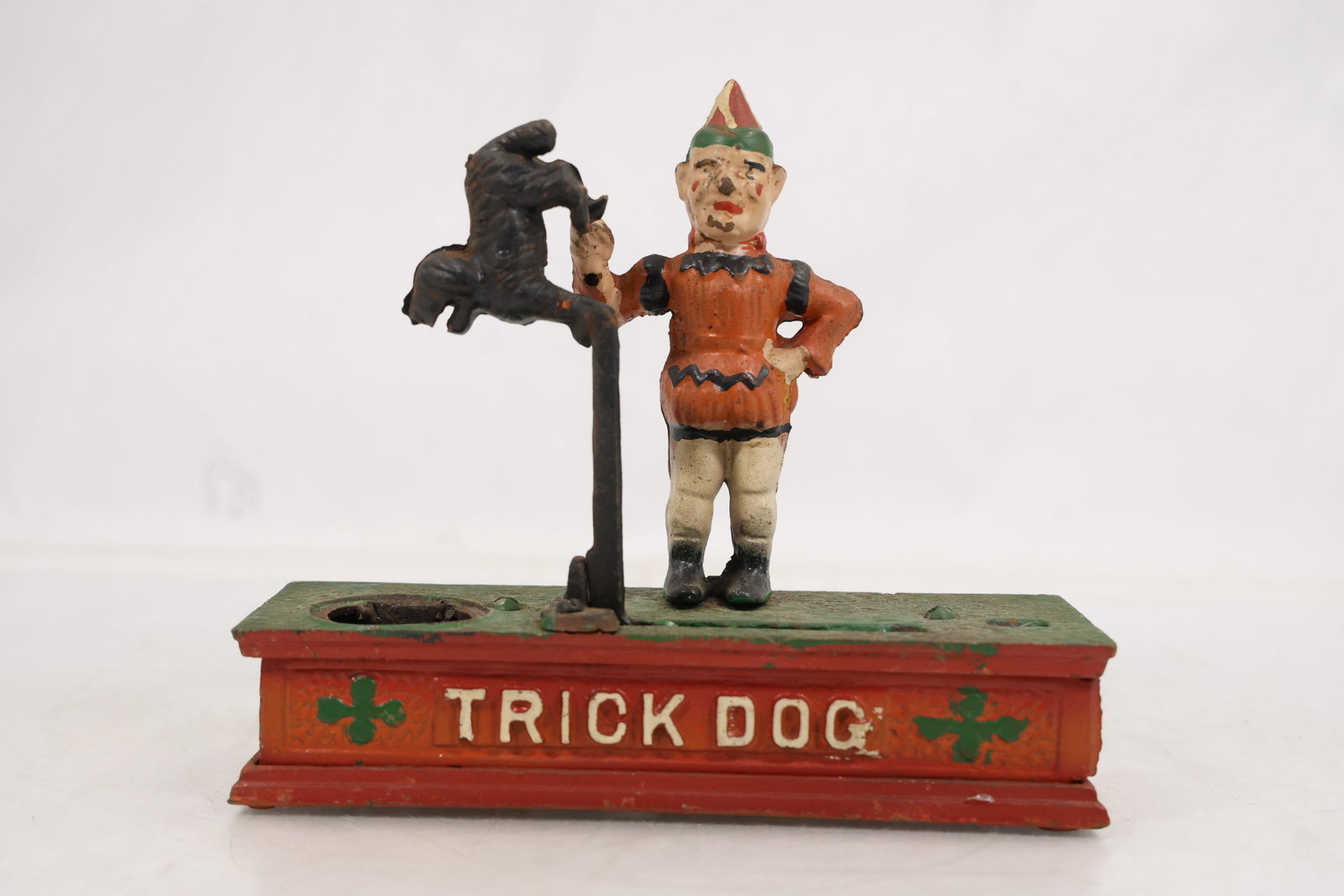 Antique Cast Iron "Trick Dog" Mechanical Bank (1 of 12)