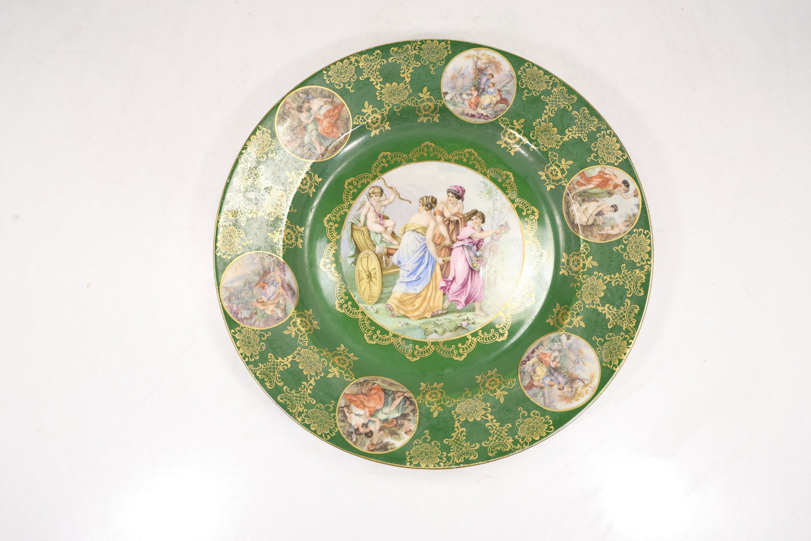 Mitterteich Bavaria Germany Maiden Cherubs Decorative Plate (1 of 13)