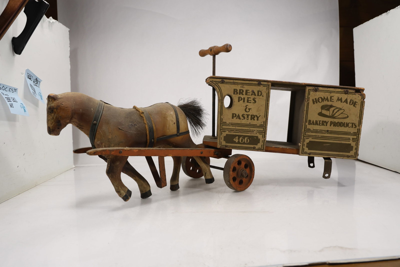 Folk Art Toy Horse and Cart Set (1 of 18)
