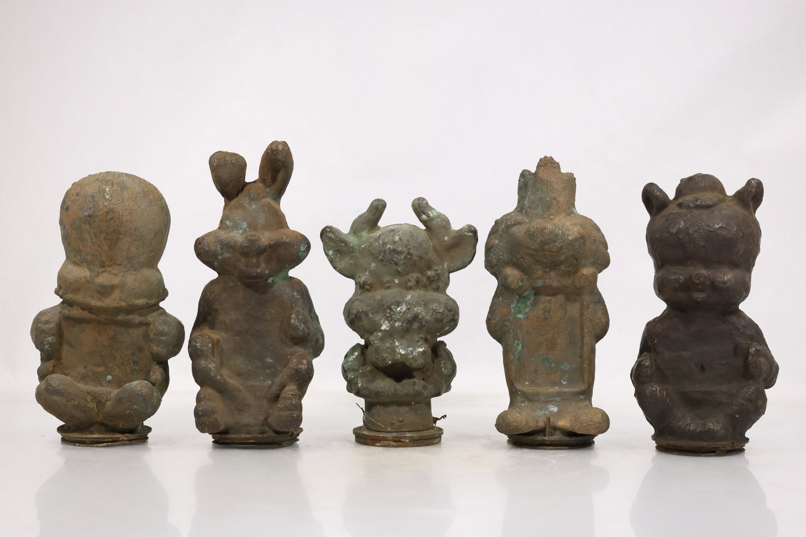 Five Vintage Looney Tunes Electroformed Copper Character Molds (1 of 18)