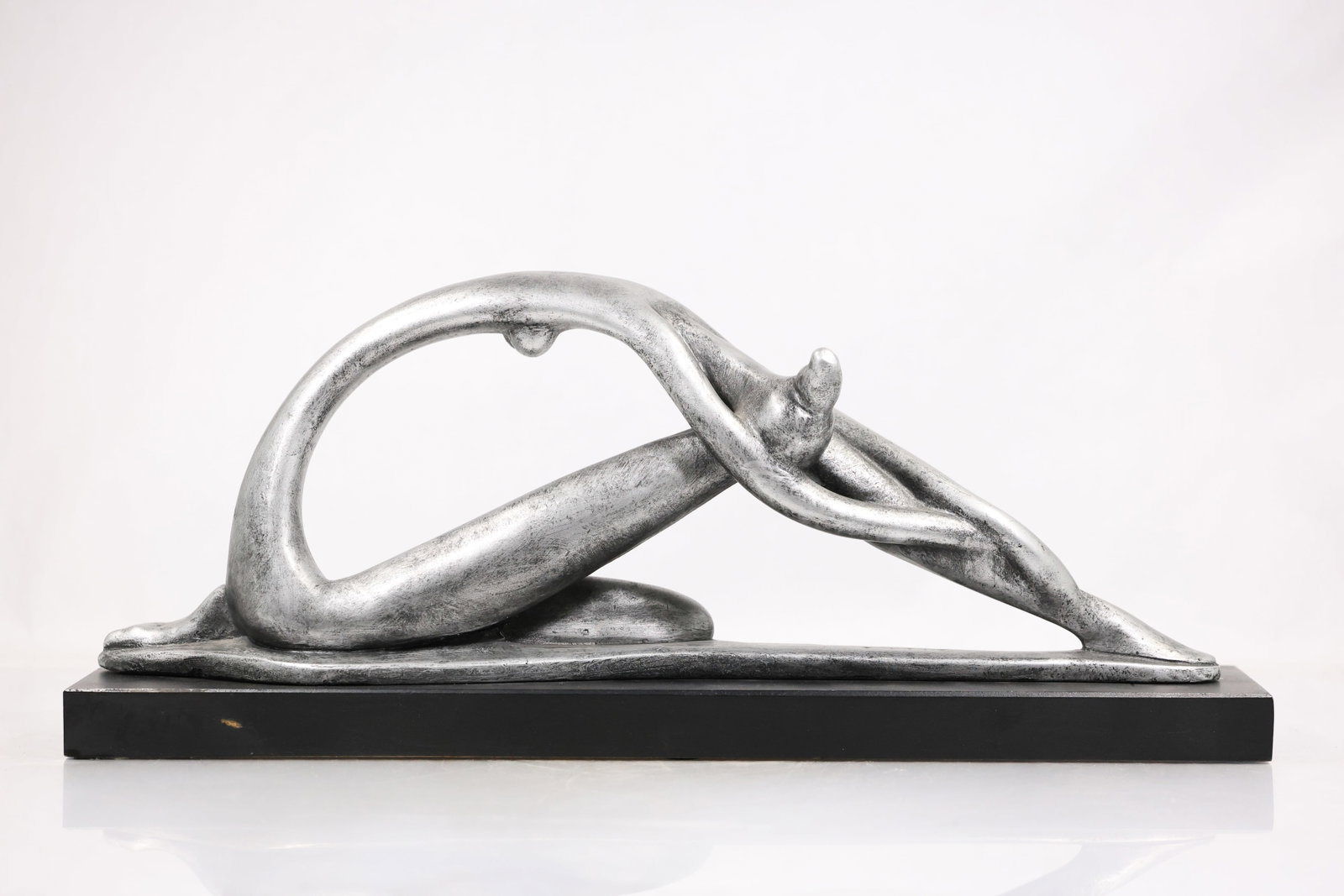 Modernist Reclining Figure Sculpture on Base (1 of 19)