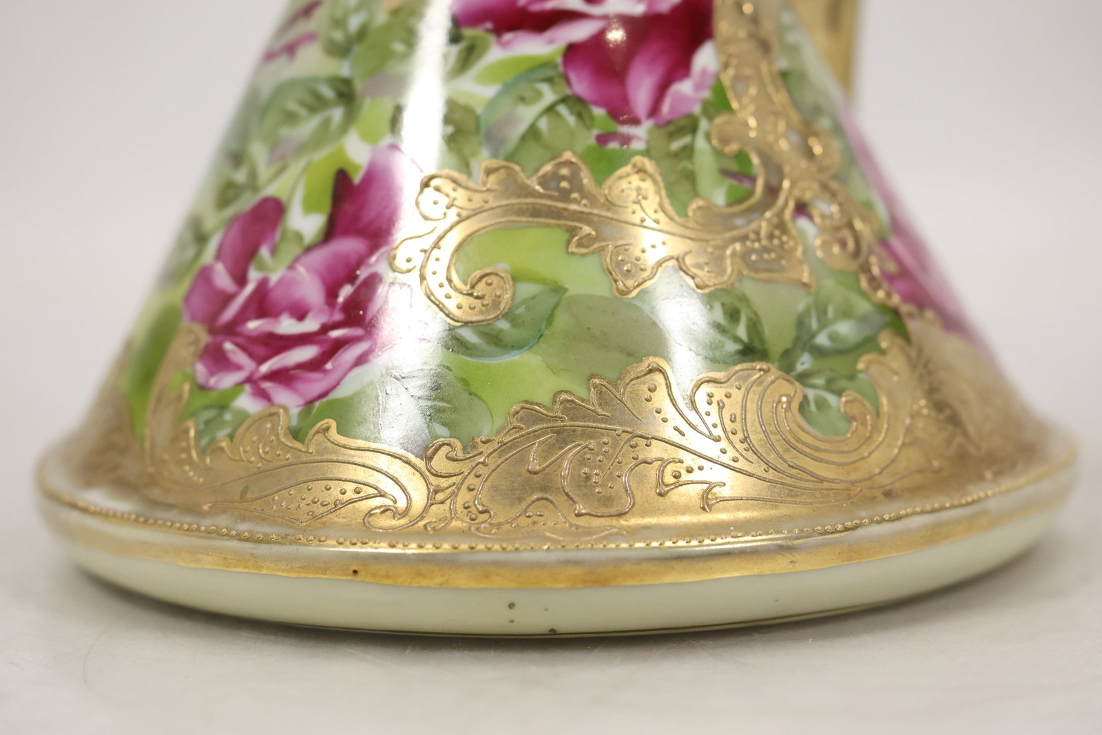 Hand Painted Triangular Ceramic Ewer - 10