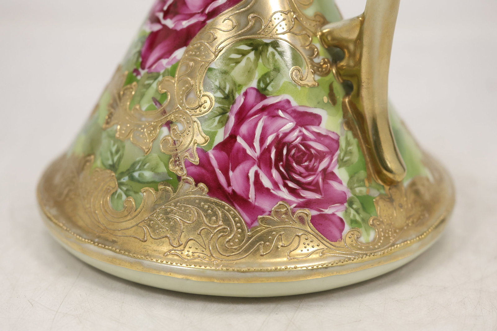 Hand Painted Triangular Ceramic Ewer - 13