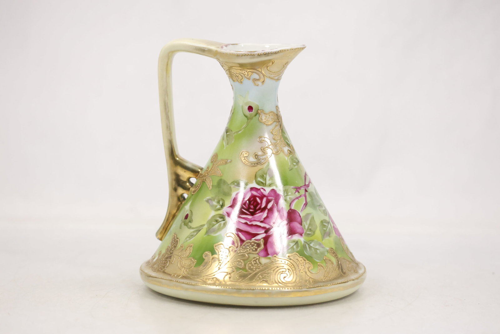 Hand Painted Triangular Ceramic Ewer (1 of 14)