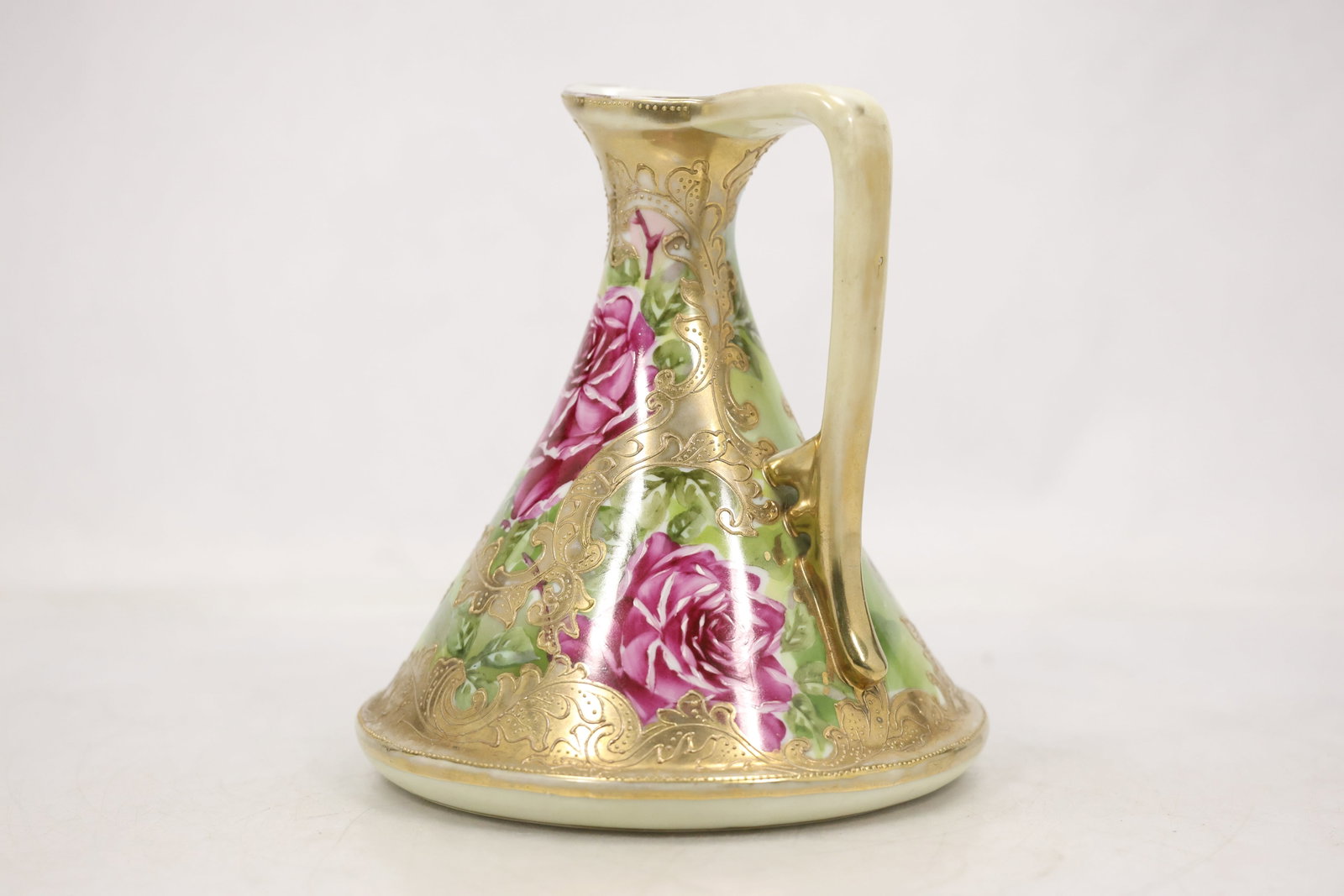 Hand Painted Triangular Ceramic Ewer - 3